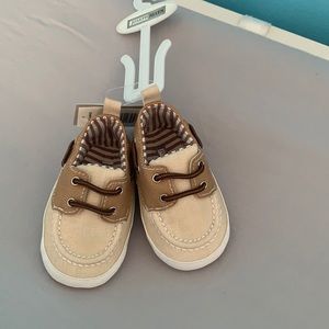 Baby boy boat shoes size 6-9 months